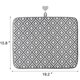 thumbnail image 4 of Subekyu Estera De Secado De Platos De Microfibra Para Encimera De Cocina, Escurridor De Platos Absorbente/Almohadilla Para Estante Para Encimera De 19,2 Por 15,8 Pulgadas (Rombo), Gris, 1 Paquete, 4 of 5