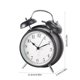 thumbnail image 3 of Reloj despertador pequeño de metal con dos campanas fuertes y luz nocturna silenciosa sin tictac, 3 of 5