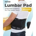 thumbnail image 5 of Back Brace for Lower Back Pain - Immediate Relief from Sciatica, Herniated Disc, Scoliosis - Breathable Design With Lumbar Support Pad - For Home & Lifting At Work - For Men & Women - Large, 5 of 7