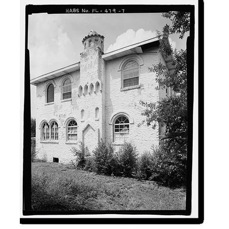 Historic Print, Pauline Kilker House, 1410 North Lincoln Avenue-3300 West Laurel Street, Tampa, Hillsborough County, FL - 7, 18" x 24"
