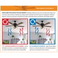 thumbnail image 3 of Vaxcel International F0106 52 in. Erie Ceiling Fan, Black, 3 of 12