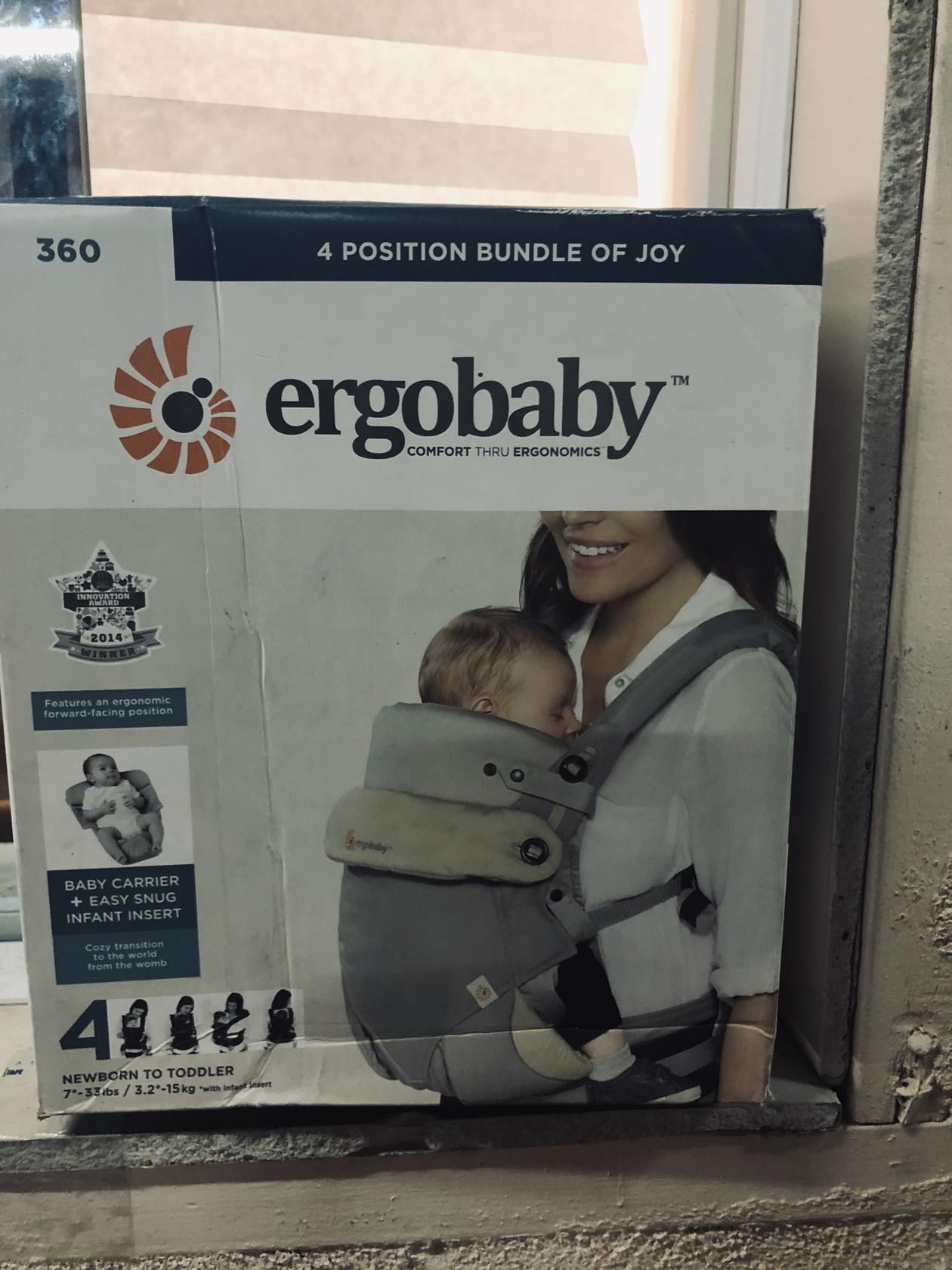 ergobaby 360 4 position infant insert
