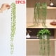 thumbnail image 3 of Xihbxyly Enredaderas Suculentas Artificiales, Diseño de Cuentas Verdes Colgantes, Flores Artificiales de Plástico, Decoración Versátil para El Hogar y La Oficina, Arreglo de Mesa para Bodas, 78 Cm de, 3 of 7