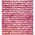 thumbnail image 3 of Coral Duvet Cover Set, Old Brick Wall Texture Image Rubble Rough Grunge Facade Construction Material Tile, Decorative 3 Piece Bedding Set with 2 Pillow Shams, Queen Size, Pink Magenta, by Ambesonne, 3 of 3