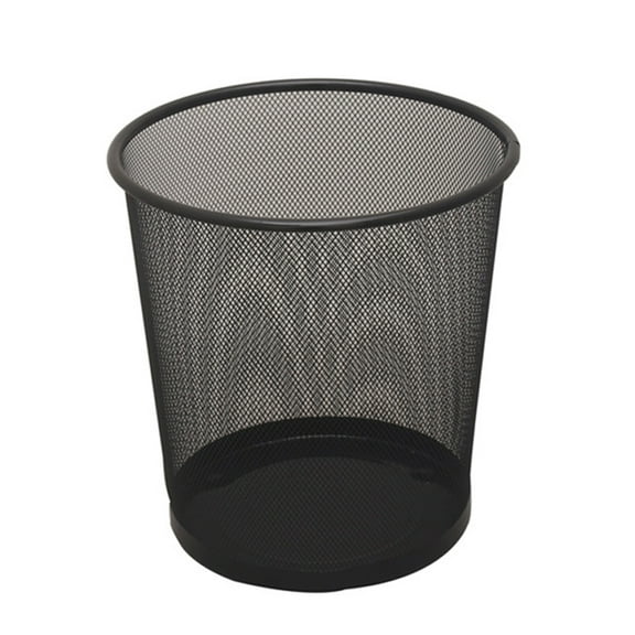 UDIYO Mesh Trash Bin Paper Basket Kitchen Bedroom Office Rubbish Waste Holder Can