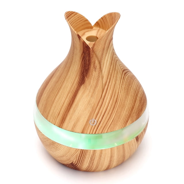 Pétalos De Flores De 300 Ml Humidificador De Difusor De Forma Con 7 Colores LED LOD Para El Hogar