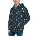 thumbnail image 2 of Kdxio Christmas Snowflakes1 Pattern Kids Boys Girls Zip Up Hoodie 3D Printed Hooded Sweatshirt Hoody Coat with Pocket 7-12 Y-Small, 2 of 6