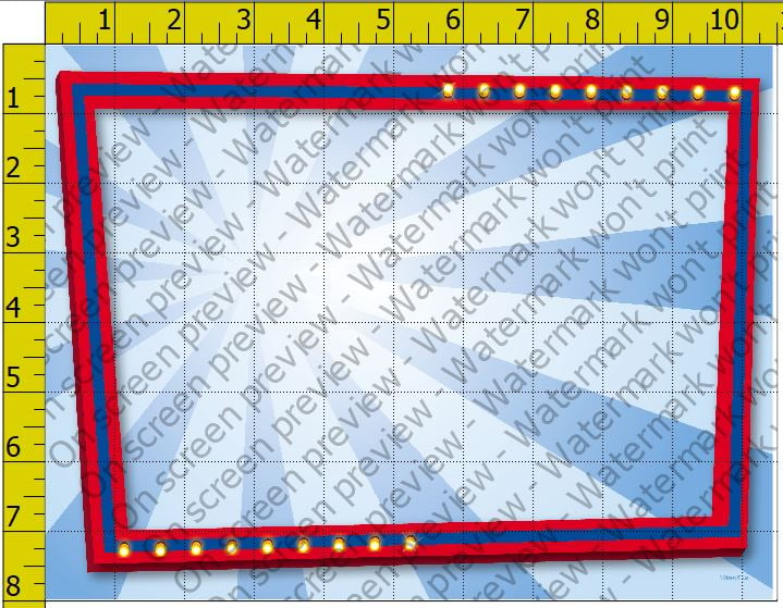 Disney/Pixar Toy Story 4 Team Toy Edible Cake Topper Image [DecoSet Background Only] 1/4 Sheet
