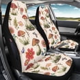 thumbnail image 3 of Chririnla Stretch Car Seat Covers for Auto Polyester Washable Automotive Seat Covers, Mushroom Butterfly Floral Print, 3 of 12