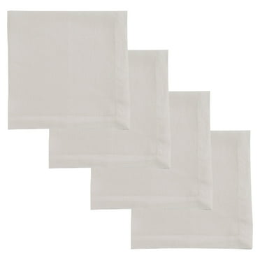 Park Designs Linen Napkin Bleached White Set of 4