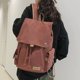thumbnail image 1 of Mochila Lona Mochila escolar Bolsa de equipaje de viaje de gran capacidad (Rojo), 1 of 4
