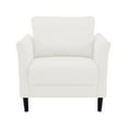 thumbnail image 2 of Naomi Home Claire Living Room Loveseat & Accent Chair, White, 2 of 6