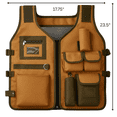 thumbnail image 5 of ADROIT Adjustable Nylon Camping Vest | 23.5" x 20" (59.7 cm x 50.8 cm) | Ample Storage with 8 Pockets | Versatile for Hiking, Hunting, Fishing | Durable & Comfortable Wear, 5 of 7