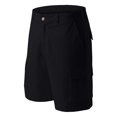 thumbnail image 6 of Men's Running Shorts Casual Elastic Waist Cargo Shorts Outdoor Loose Fit Solid Color Pocketed Walking Bottoms, 6 of 8