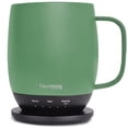 thumbnail image 1 of Nextmug - Temperature-Controlled, Self-Heating Coffee Mug (Sage - 14 oz.), 1 of 8