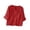 Red, variant on CAIVO Women Blouses Dressy Casual Embroidered Tunic Summer Loose Fit Plus Size Pullover Tops 3/4 Sleeve V-Neck Solid Color Vacation Shirts