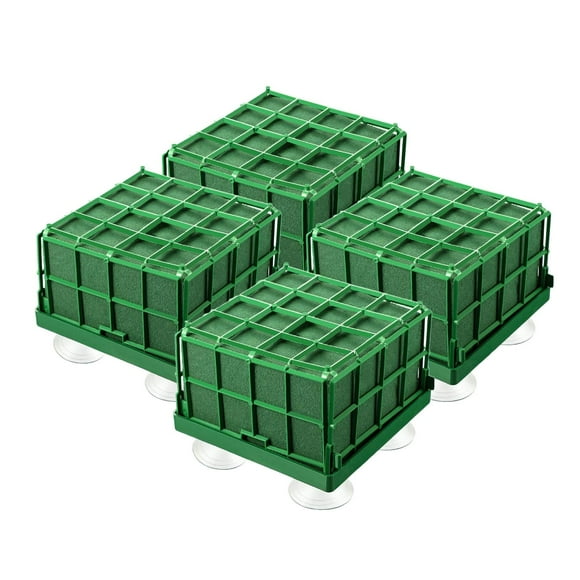 4Pack Square Foam Artificial Flower Holder Foam for Table