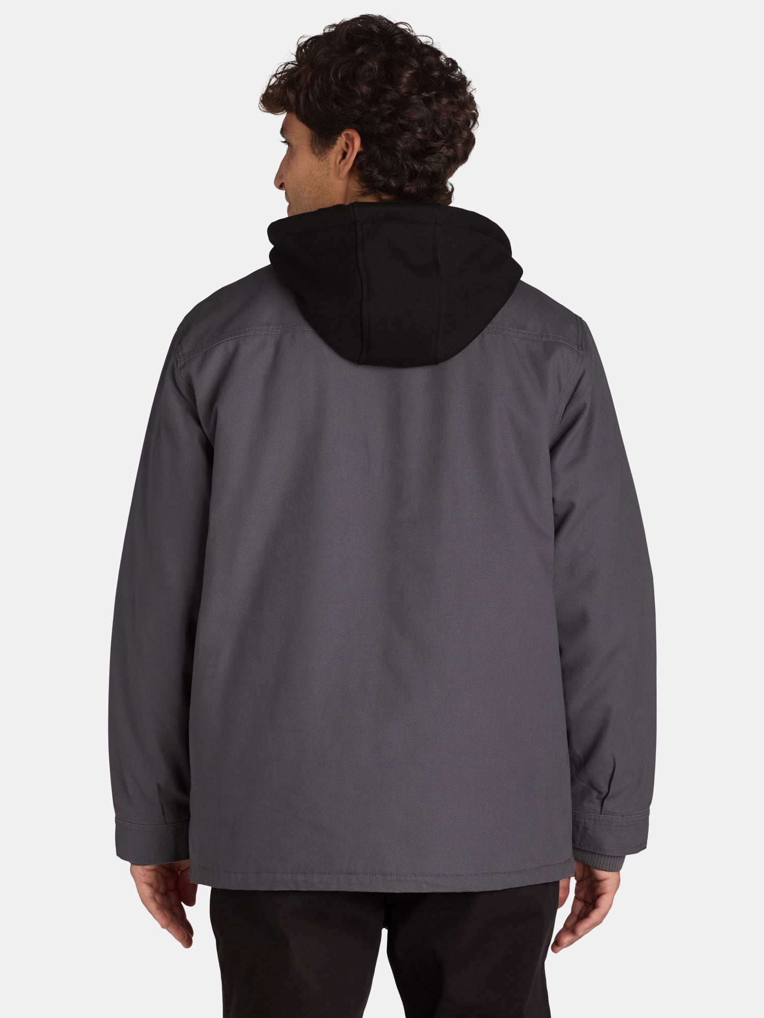 Brahma Men's Workwear Shirt Jacket with Hood, Sizes S-3XL