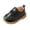 Black, variant on Willtoo Infant Baby Boy Girl Oxford Shoes PU Faux Leather Loafers Rubber and Soft Sole Wedding Dress Shoes Toddler Girl Baby Walking Shoes