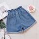 thumbnail image 4 of Sonducket Jeans Shorts Mujer Pantalones Sueltos de Pierna Ancha Chica Pantalones Cortos de Cintura Alta, M Prendas para la parte inferior del cuerpo Azul claro S Sonducket AP001607-01B, 4 of 6
