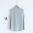 thumbnail image 5 of Lovskoo Built In Bra Tank Tops for Women Summer Tops 2024 Tank Tops Round Neck Sleeveless Solid Color Blouse Plain Casual Trendy Regular Sleepwear Tops Green, 5 of 6