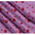 thumbnail image 3 of Soimoi Cotton Poplin Fabric Leaves & Aster Floral Fabric Prints By Yard 56 Inch Wide, 3 of 7