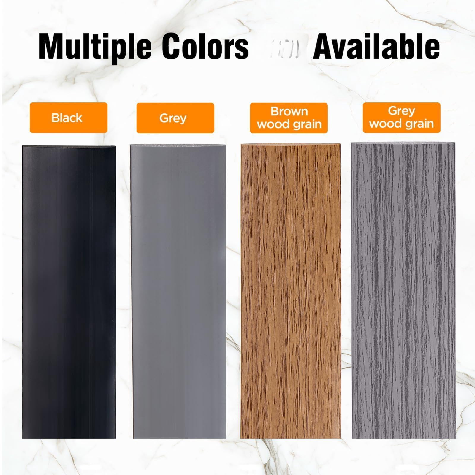 Floor Transition Strip Vinyl Self Adhesive Threshold Carpet Edge Wood To Tile Laminate Flooring Gaps And Doorway Cover Flat Divider Peel Stick Trim (yellow  5cm 20ft)