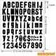 thumbnail image 4 of 770 Pieces 10 Sheets Self Adhesive Vinyl Letters Numbers Kit Alphabet Number Stickers For Mailbox (Black 1 Inch), 4 of 5
