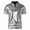 Silver, variant on ZCFZJW Men's Short Sleeve Slim Fit Glitter Party Street Tee Shirt Casual Metallic Stand Collar T-Shirt Streetwear Nightclub Tshirts Tops Black S