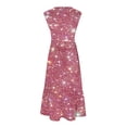 thumbnail image 4 of EQWLJWE Robes à Paillettes à Étages pour Femmes avec Poches, Robes d'Été pour Femmes 2024 Vacances Tendance Décontractée Robe T-Shirt à Manches Courtes, Robes d'Été à Étages de Plage pour Femmes 2024, 4 of 4