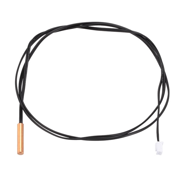 Sonda Térmica NTC 10K Uxcell, Sonda de Temperatura Sensible de Cobre de 39.4 Pulgadas, Cable de Extensión de Termómetro Digital Transmisor de Temperatura para Dispensador de Agua Refrigeradores