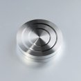 thumbnail image 3 of Cojinete de rotor de aluminio Plato giratorio de aluminio para tartas Rotador de eje de aluminio Mesa de comedor de vidrio Base giratoria Rotador de doble capa, 3 of 5