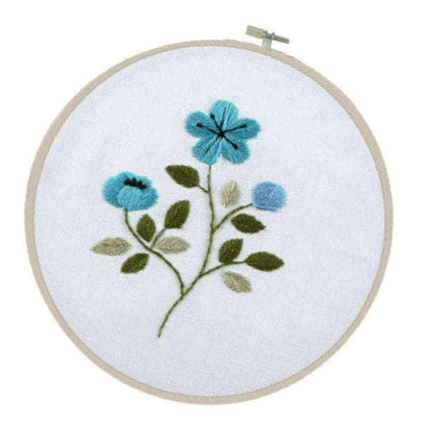 Roses and forget-me-nots Corners Machine Embroidery Set - 3 sizes