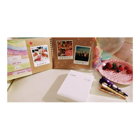 Canon - SELPHY Square QX10 Wireless Photo Printer - White