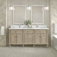 thumbnail image 2 of James Martin Vanities 424-V72-1Wz Lorelai 72" Double Basin Wood Vanity Set - Light Natural, 2 of 6