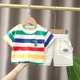 thumbnail image 2 of Children Clothing mother Kids Clothes Children's Sets Boys T-shirt Shorts Summer Cotton Short sleeve fashion Suit2PCS, 2 of 6