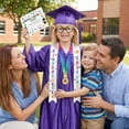thumbnail image 7 of Alaiyaky Preschool Kindergarten Graduation Cap and Gown with Tassel & Certificate, Graduation Gown for Toddler Kids, 7 of 7