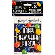 New Year's Blast Party Invitations, 8-Count