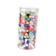 thumbnail image 2 of segolike 500Pcs Colorful Rubber Beads Charm Silicone Beads for Macrame Dangles Crafts, 2 of 9