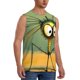 thumbnail image 2 of Fotbe Quirky Cartoon 123 Men's Camiseta sin Mangas Estampada para Hombres, Playera Casual para Gimnasio, Entrenamiento, Playa-XX-Large, 2 of 7