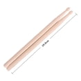 thumbnail image 2 of 2pcs Fun Gifts Ideas Maple Wood Drumstick Set 5A Drum Sticks Durable Wood Drum Mallets for Drum Practice Performance Lightweight Percussion Accessory Easter Fitness Gifts Music Gear, 11.8in, Beige, 2 of 5