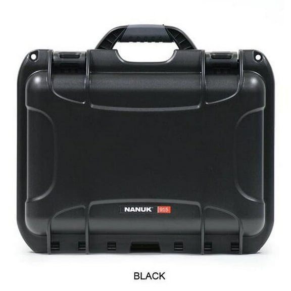 Nanuk Medium Series 915 Lightweight NK-7 Resin Waterproof Protective Case, Black