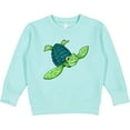 thumbnail image 2 of Inktastic Sea Turtle with Swirls Toddler Sweatshirt, 2 of 4