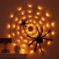 thumbnail image 2 of AZXY LED Spider Web String Lights Halloween Lights Decor, Halloween Decorations Indoor Outdoor Yard Party Door, Halloween Party Decorations for Home Window Lawn Holiday Decor, 2 of 7