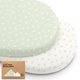 thumbnail image 1 of Sábanas de capazo KeaBabies Soothe, 100% algodón orgánico, paquete de 2, 1 of 9