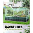 thumbnail image 5 of KING BIRD Galvanized Raised Garden Bed for Outdoor Vegetables Flowers, 68"x36"x35" Metal Garden Bed Planter Box Kit, Dark Grey, 5 of 10
