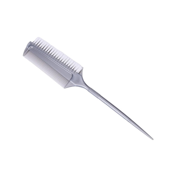 Cepillo alisador, cepillo para cola de caballo, peine para cola, herramienta de estilista, peine para resaltar, para peluquería, baile de salón, Gris