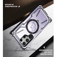 thumbnail image 3 of Compatible with Samsung Galaxy S24 Ultra Case Magsafe Stand Heavy Duty Case for Men Women Magnetic Shockproof Protective Ostand Purple, 3 of 10