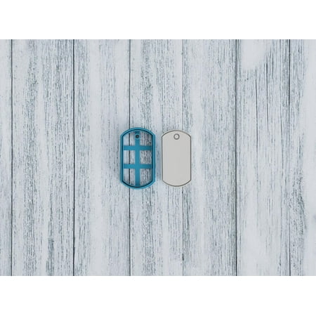 

Dog Tag Cookie Cutter / Sugar Cookie / Fondant / Clay (1257)