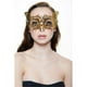 Kayso BE002GD Or avec Strass Clair Mystérieux Filigrane Chat Laser Coupe Masque Mascarade - Taille Unique – image 1 sur 1